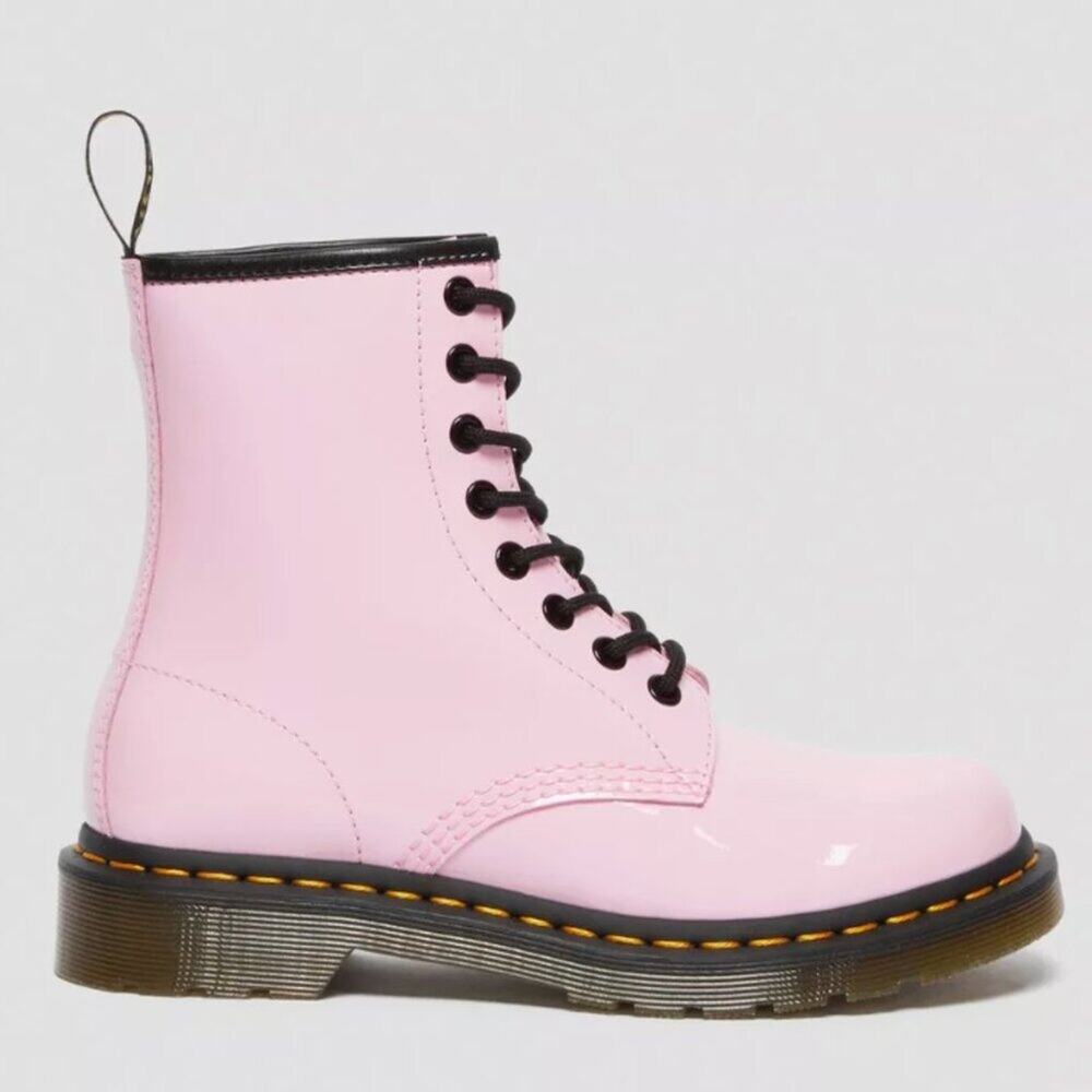 Dr. Martens 1460 Women's Patent Leather Lace Up Boots New